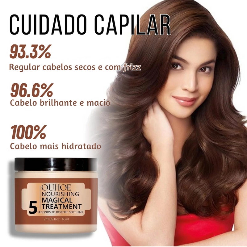Máscara Mágica de Tratamento Capilar - Shiny Hair Keratin®