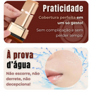 Base Coreana Stick K-Skin 3 em 1 - Protege, hidrata e camufla