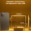 Quadrinho Transparente Mensagens Presente Namorados - Shine Note®