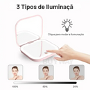 Espelho Pocket Mirror Glow - Compacto e Versátil