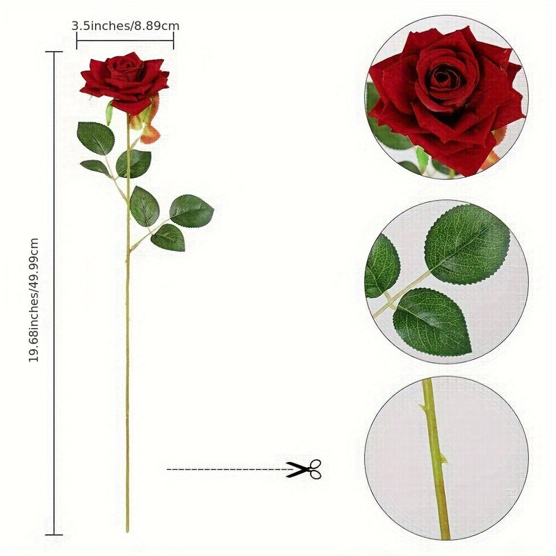 Buquê de 10 Rosas Eternas Presente Namorados - Infinity Bloom®