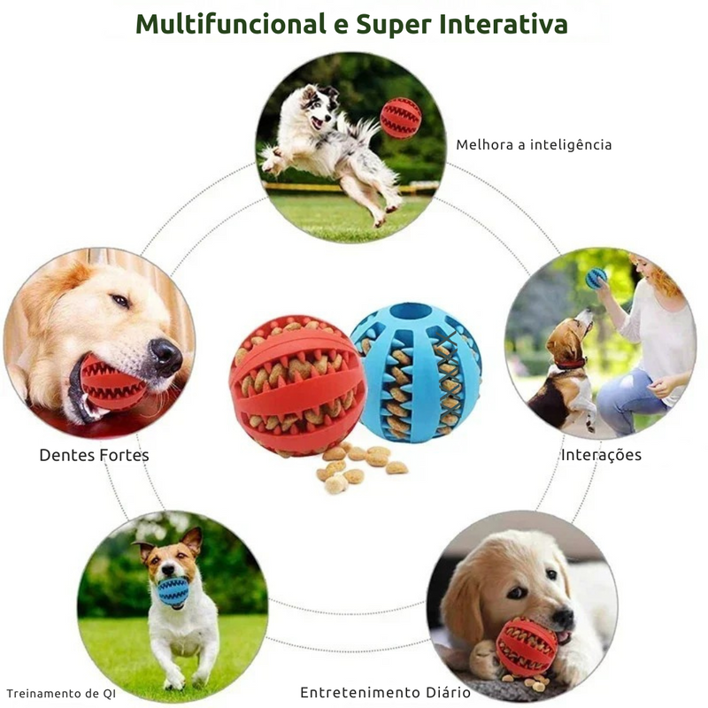 Bolinha Interativa para Cães - SnackBall®