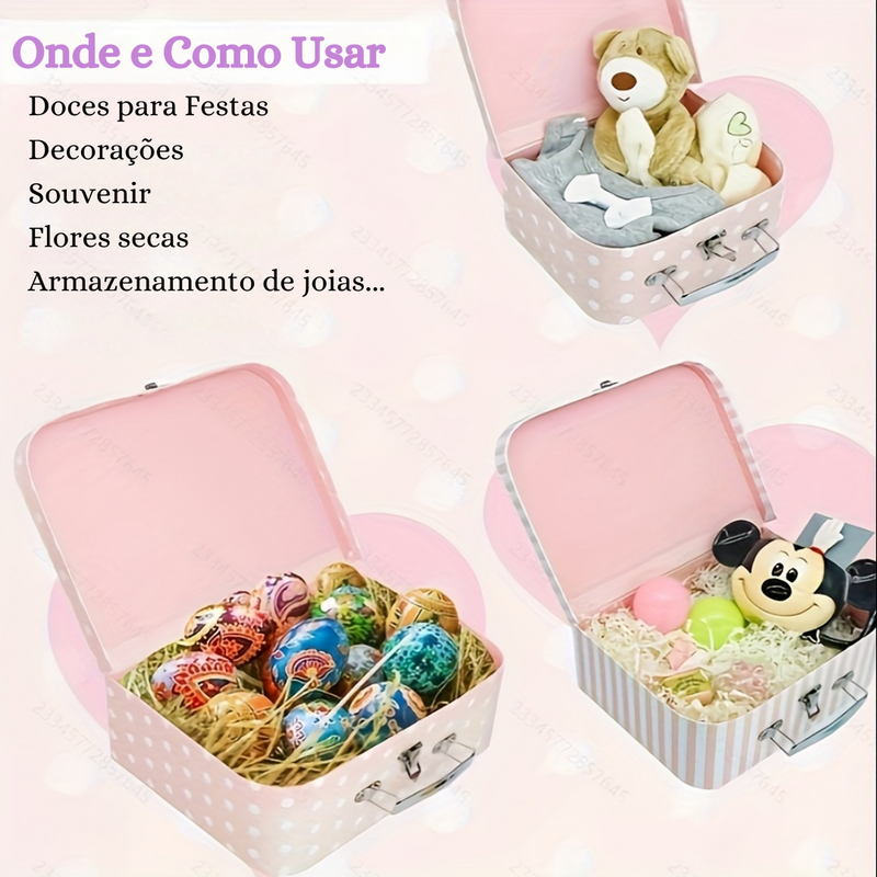 Conjunto de 3 caixas para organizar, decorar e presentear - BelleBox Trio®