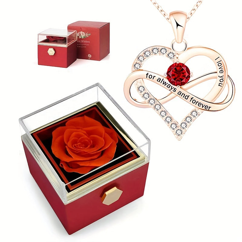 Colar Rosa Eterna Conquista Corações – Charm Eterno®