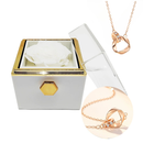 Caixinha Rosa Eterna com Colar Presente Namorados - Etern Love®