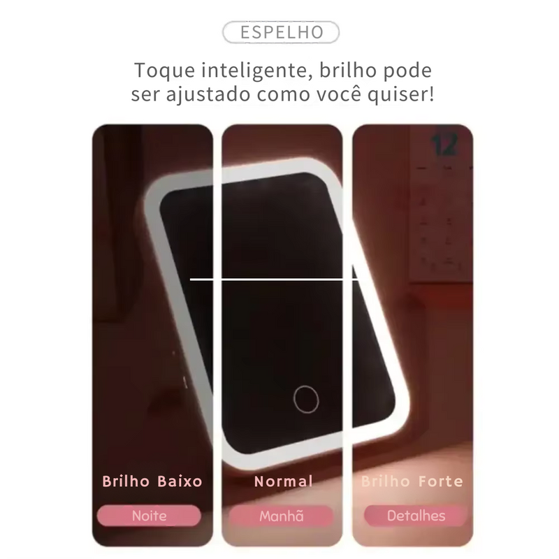 Espelho Lumina Reflect - Praticidade e Funcionalidade