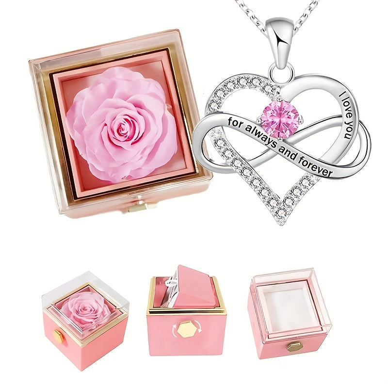 Colar Rosa Eterna Conquista Corações – Charm Eterno®
