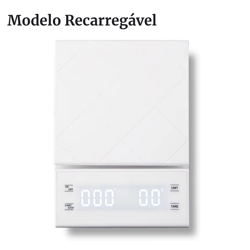 Balança Digital de Alta Precisão com Timer - TimeScale®