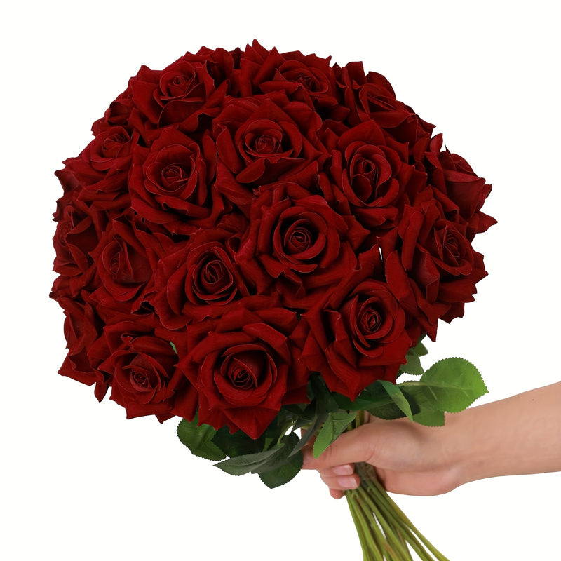Buquê de 10 Rosas Eternas Presente Namorados - Infinity Bloom®