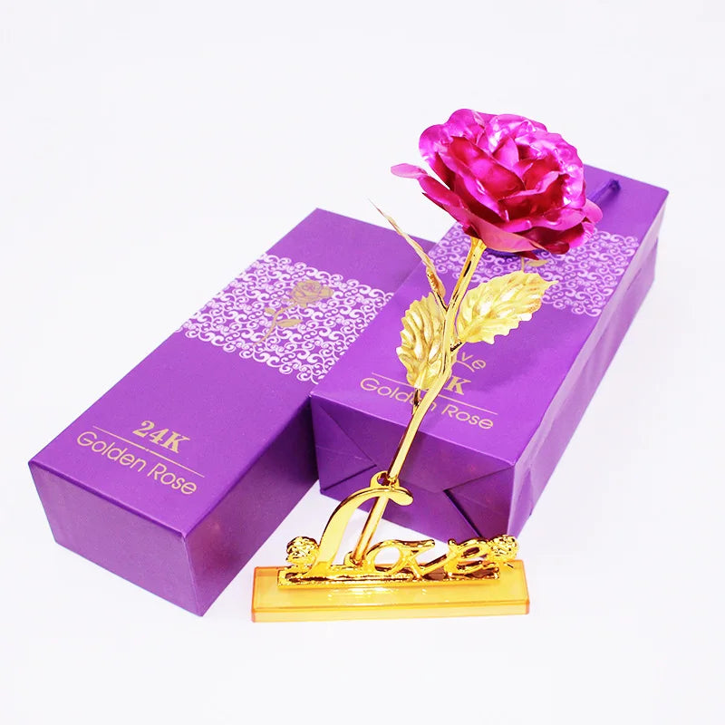 Rosa Eterna Encantada Presente Namorados - I ♡ You®