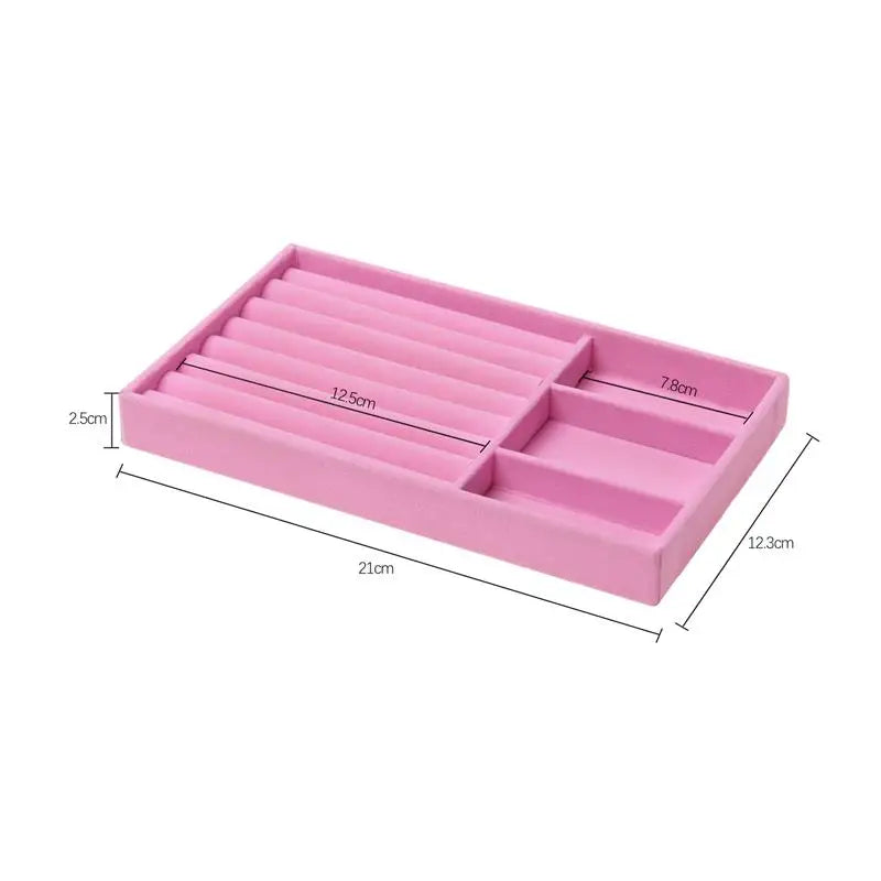 Porta Jóias Organizador Elegante de Veludo  - VelvetJewel®
