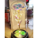 Rosa Brilhante com Cúpula Romântica Presente Namorados - Magic Rose®