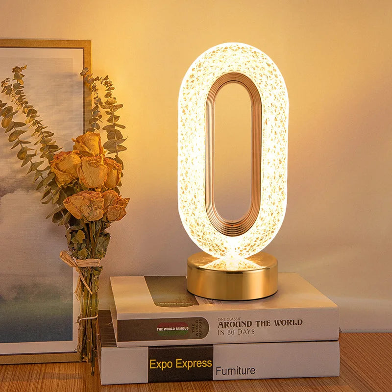 Abajur LED Sofisticado e Elegante - Elipse Cristal®