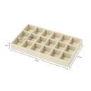 Porta Jóias Organizador Elegante de Veludo  - VelvetJewel®