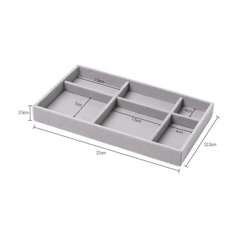 Porta Jóias Organizador Elegante de Veludo  - VelvetJewel®