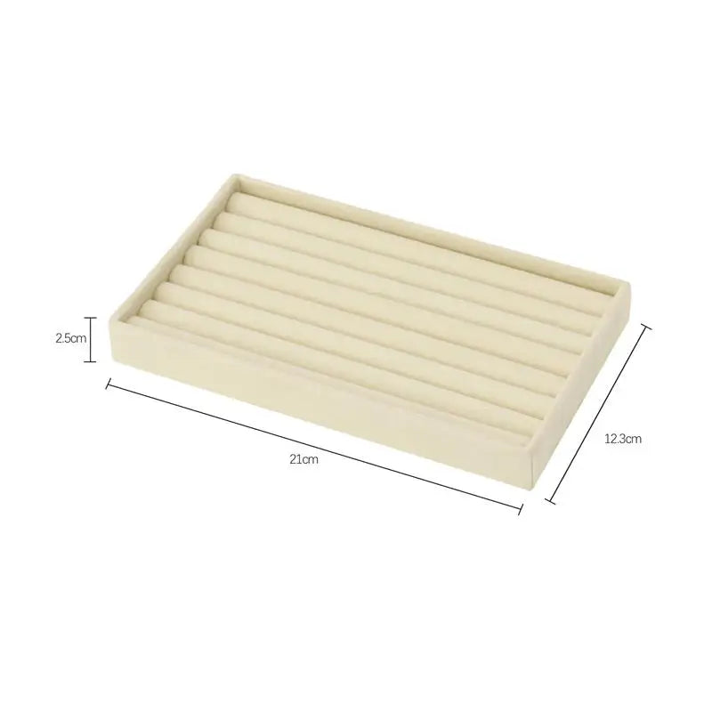 Porta Jóias Organizador Elegante de Veludo  - VelvetJewel®