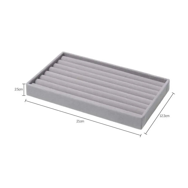 Porta Jóias Organizador Elegante de Veludo  - VelvetJewel®