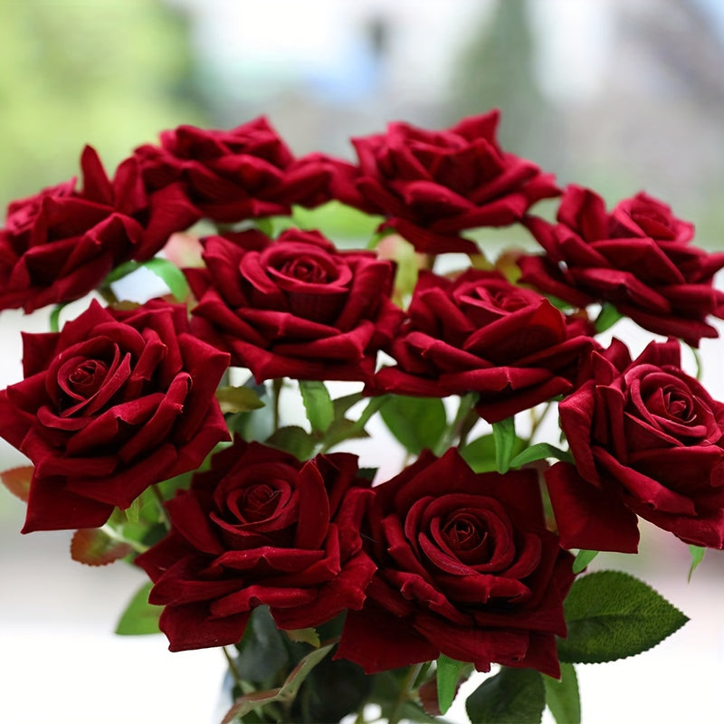 Buquê de 10 Rosas Eternas Presente Namorados - Infinity Bloom®