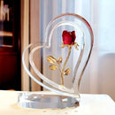 Rosa Eterna De Cristal Decoração Romântica Crystal Bloom®  - Presente Namorados