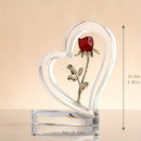 Rosa Eterna De Cristal Decoração Romântica Crystal Bloom®  - Presente Namorados