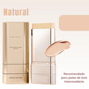 Base Coreana Stick K-Skin 3 em 1 - Protege, hidrata e camufla