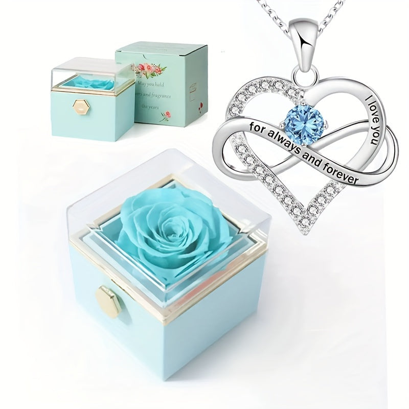 Colar Rosa Eterna Conquista Corações – Charm Eterno®