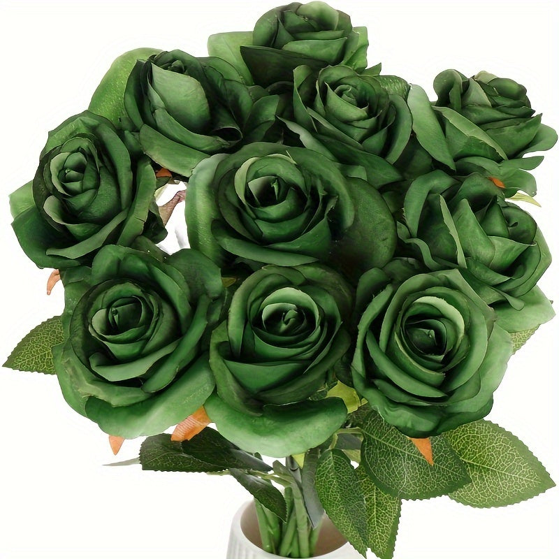 Buquê de 10 Rosas Eternas Presente Namorados - Infinity Bloom®