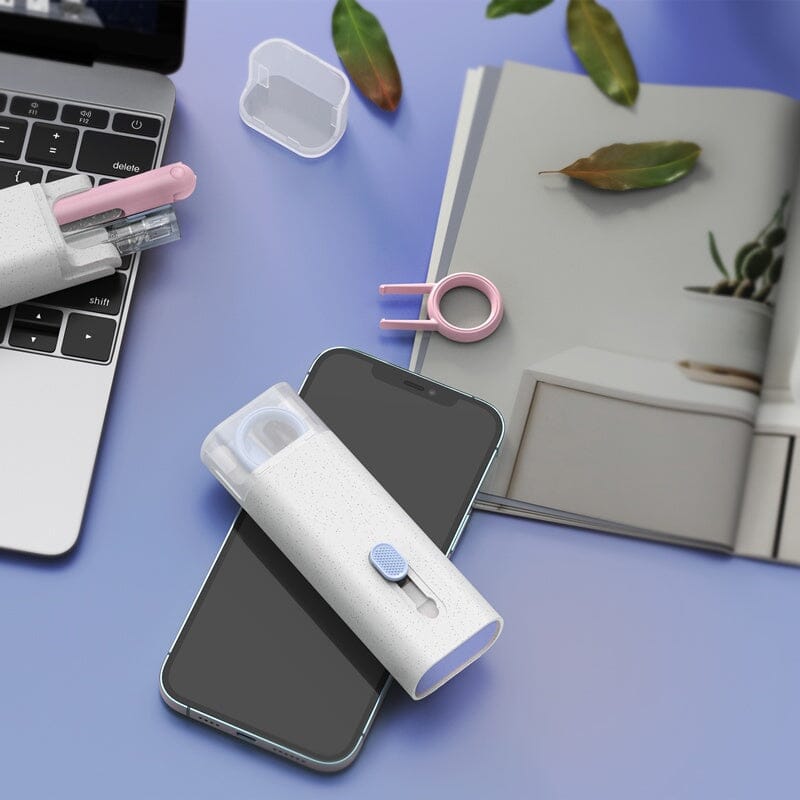 Escova de Limpeza para Teclado e Celular 7 em 1 - TechSweep Pro®